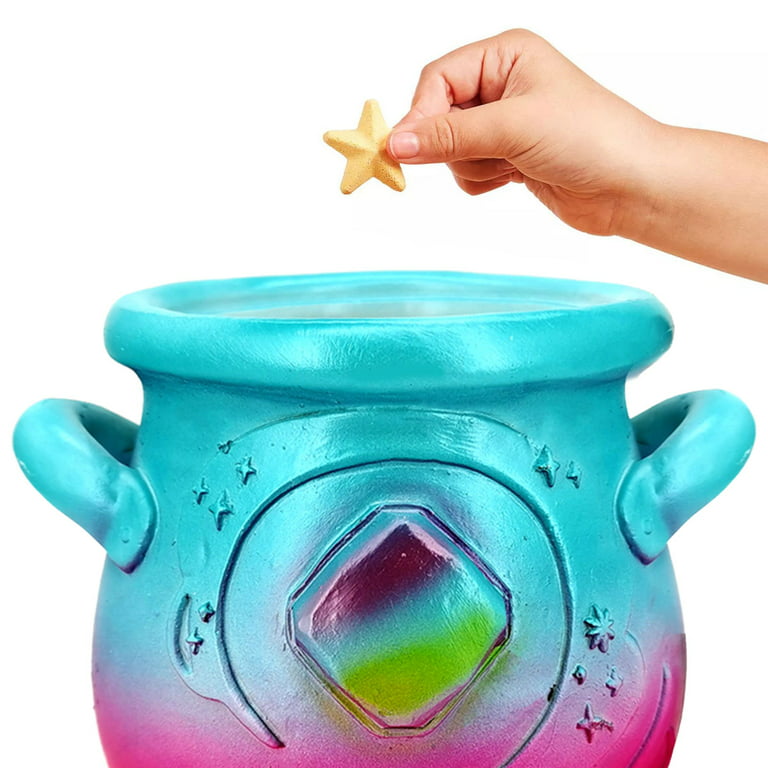 Fyeme Magic Pot Toy for Kids with Cover Stick Doll Magic Fog Pot  Imagination Development Mist Pot Toy Parent-children Interactive Magic Fog  Toy for