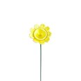 thumbnail image 2 of Bee Watering Station, Ceramic Bee Cup for Garden, Flower Shaped Bee Watering Station Bird Bath Water Feeder, Butterfly Drinking Cup Bee Bath Bowl Garden Stake (1PC, 2"x12.6", Yellow), 2 of 7