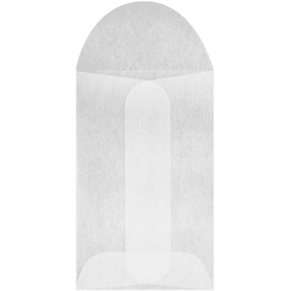 LUXPaper 1 3/4 x 2 3/4 Open End Envelopes, Glassine, 1000/Pack