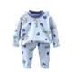 thumbnail image 1 of Odeerbi 3M-5Y Niños Niñas Algodón Pijamas Manga Larga Tops Pantalones Conjunto Suave Impresión Sleepwear Dos Piezas Pijama Conjuntos, 1 of 3