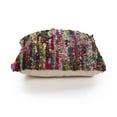 thumbnail image 4 of LR Home Nomad 26" x 26" Rainbow Textured Stripe Decorative Throw Pillow, 4 of 7