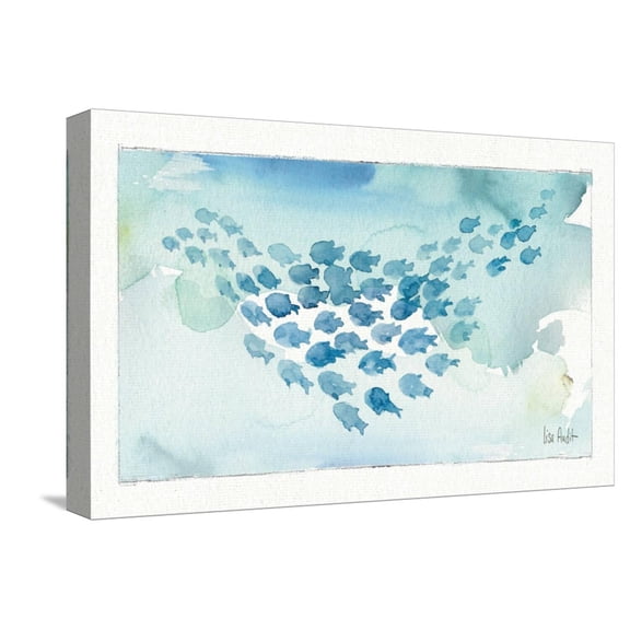 Art.com Sea Life I Stretched Canvas Print Wall Art by Lisa Audit, 18" x 12"