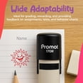 thumbnail image 5 of Promot Self-Inking Stamp for Teacher - Round Stamp for Grading & Feedback (Happy Sun Red), 5 of 7