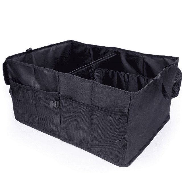 Organizador plegable para maletero de coche, bolsa de almacenamiento portátil plegable duradera para SUV (negro) Adepaton ZJWJ188