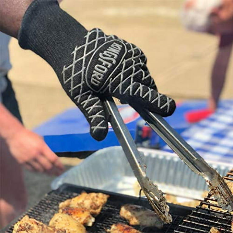 Bbq Gloves Heat Resistant Cooking Kingsford Extreme Heat BBQ