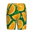 thumbnail image 2 of Haiem Orange Men's Pajama Short with Soft Woven Cotton Elastic Waistband Sleep Short-Medium, 2 of 9