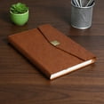 thumbnail image 4 of Meggemo A5 Faux Leather Notebook Journal Pad 8.27x5.91 Inches for Office Note Taking, 4 of 6
