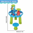 thumbnail image 3 of ZMKIAG Toddler Water Table Toys, Summer Beach & Poolside Sensory Toys, Backyard Water Activity Table, Summer Outdoor Toys, Outdoor Splash and Play Activity Set for Boys Girls, 3 of 9