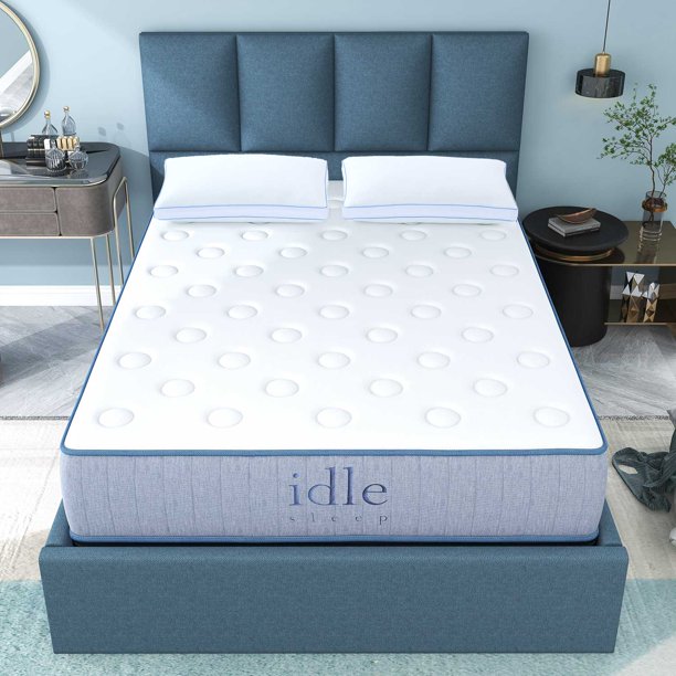 Queen Mattress 14 Inch, Memory Foam and Innerspring Hybrid Mattress in