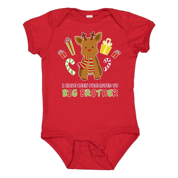 Inktastic Promoted to Big Brother Boys Baby Bodysuit