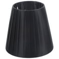 thumbnail image 2 of Drum Lampshade Black 1Set 5.5x5.5x5.1Inch Cloth Metal Simple Design, 2 of 7