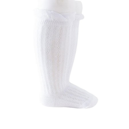 

Binpure Babies Stockings Solid Color Cotton Socks with Breathable Mesh
