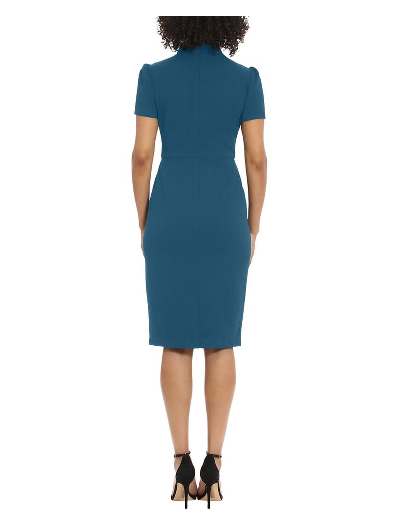 Maggy London womens Midi Dress, 8, Blue