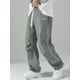 thumbnail image 4 of Pantalones deportivos ZAFUL Parachute Y2k Baggy para hombre, color gris, talla S, 4 of 8