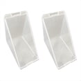 thumbnail image 1 of Contenedor Triangular para Sándwiches, Caja para Sándwiches Lavable y Reutilizable, Cajas para Sándwiches Transparentes, 2 Uds., 1 of 5