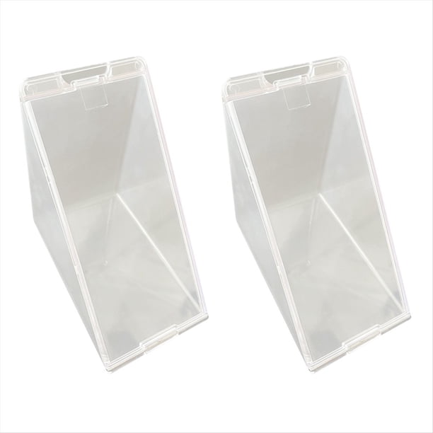Contenedor Triangular para Sándwiches, Caja para Sándwiches Lavable y Reutilizable, Cajas para Sándwiches Transparentes, 2 Uds.