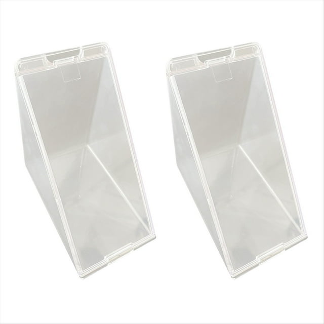 Contenedor Triangular para Sándwiches, Caja para Sándwiches Lavable y Reutilizable, Cajas para Sándwiches Transparentes, 2 Uds.