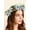 Blue, variant on 1pc Women Romantic Bride Wedding Festival Nature-Themed Floral Headband, Boho Flower Crown, Suitable For Beach Wedding, Holiday Vacation Photo Shoot Tiara Hair Garland Costume Crown, Hawaii Outfit