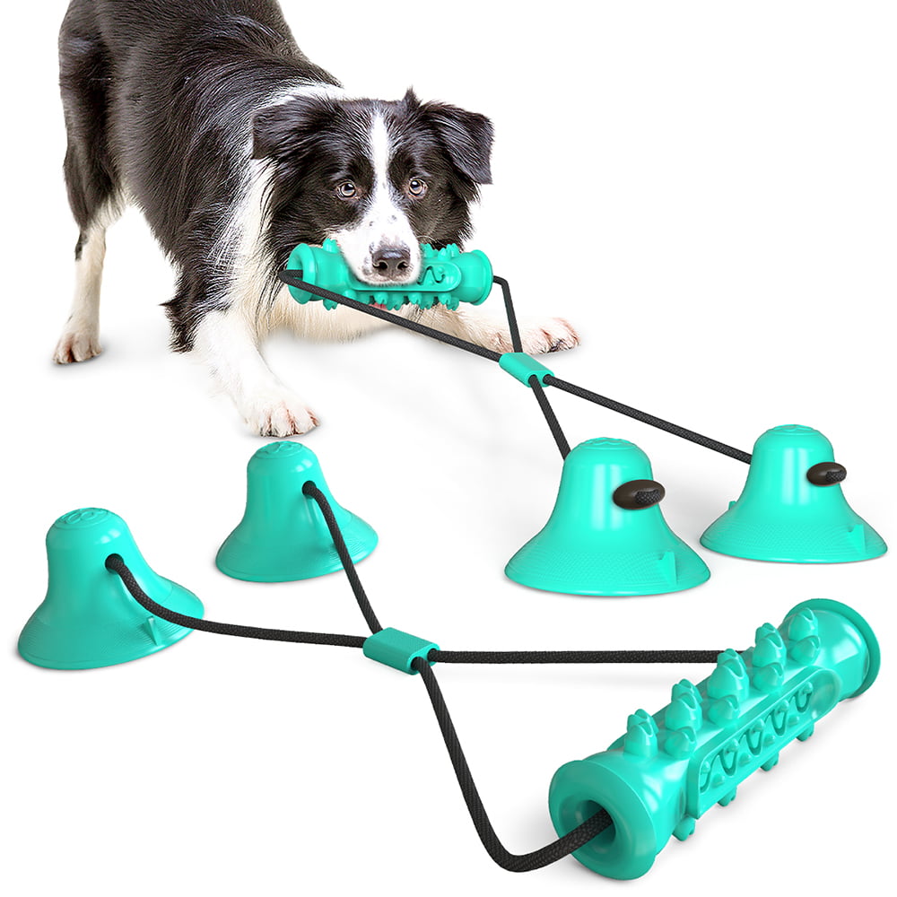 GETIEN Dog Rope Toys Puppy Chew Toys Dog Cotton Rope Knot Toys and Dog Ball for Small Medium Large Dogs Cleaning Teeth Training Playing 12 pcs Gift Set 