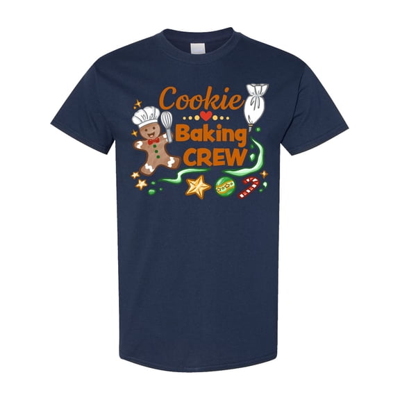 Inktastic Cute Cookie Baking Crew T-Shirt