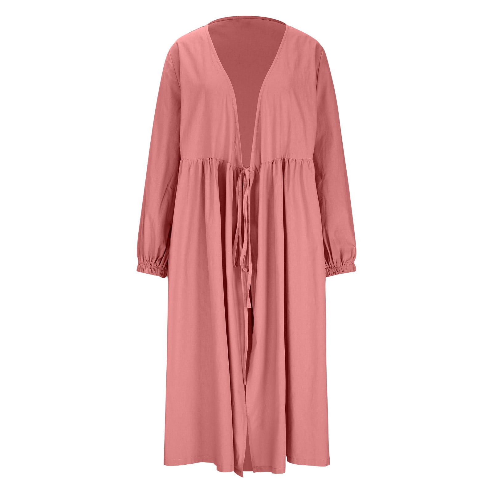 Sentmoon Linen Dresses for Women 2026 Summer Trendy Solid Color V Neck Work Dresses for Women Stretchy Regular Fit for Daily and Commute L