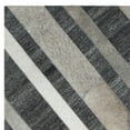 thumbnail image 4 of SAFAVIEH Studio Leather Byrne Geometric Runner Rug, Ivory/Dark Grey, 2'3" x 7', 4 of 6