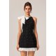 thumbnail image 2 of Vestido Bellabarnetten Gani sin mangas Bowknot Pearl Mini, 2 of 7