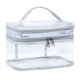thumbnail image 1 of Caja de bolsa de maquillaje de doble capa, portátil de celosía, almacenamiento multifuncional, lavado y maquillaje, 1 ud., 1 of 5