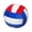 Red/White/Blue, variant on Plush Volleyball Toy for Kids – Soft Fuzzy Round Stuffed Ball in Blue White Orange, Safe Indoor Play & Early Learning Activity for Boys and Girls Ages 3-8, 20cm