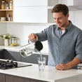 thumbnail image 4 of Glass Pitcher with Filter Lid, Large Capacity Borosilicate Cold Water Kettle for Juice, Lemonade, Tea, Home and Kitchen Use, 4 of 6