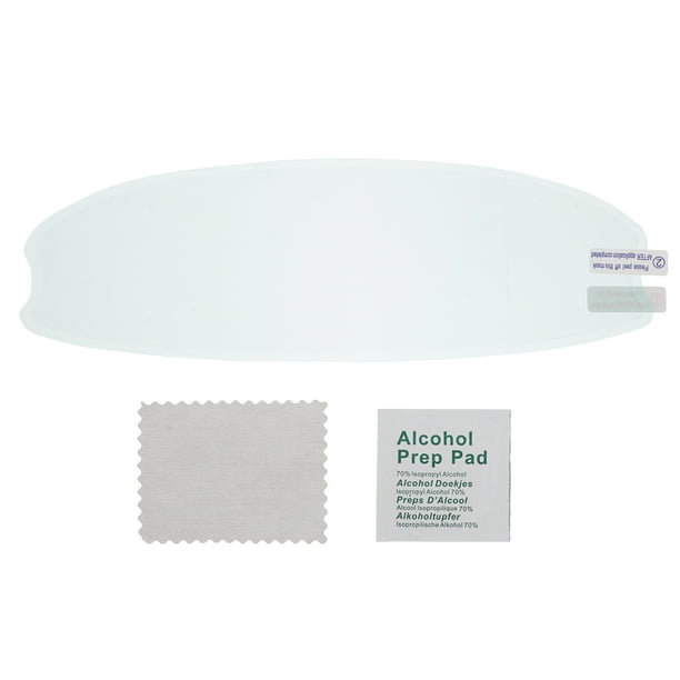 Película antivaho para casco de motocicleta, ajuste universal, viseras transparentes resistentes a la niebla, inserto de lente para casco de motocicleta