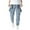 Blue, variant on Godokuleh Men's Baggy Cargo Pants Drawstring Elastic Waist Flap Pocket Street Jogger Cargo Pants Gray M