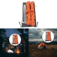 thumbnail image 4 of jinwen Set of 4 Reflective guyline Tent Rope Set W/ Aluminum Adjuster 4mm Camping Rope Orange, 4 of 7