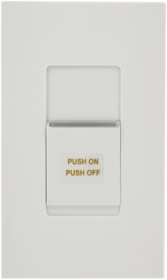 Leviton IllumaTech Electronic Low-Voltage Slide Dimmer – 400VA/300W, Single Pole & 3-Way, White With LED Locator, Change Kits