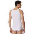 thumbnail image 3 of SCHIESSER Herren Unterhemd 2er Pack - Sport-Jacke, Original Feinripp Blanco 2XL (2X-Large), 3 of 5