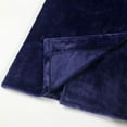 thumbnail image 4 of Jinda Women's Soft Flannel Bath Robe Warm Long Sleeve Fuzzy Winter House Sleeping Thic Warm Robe Full Length Navy Large, 4 of 4