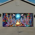 thumbnail image 3 of Christmas Garage Door Cover Decoration With Fluorescent Design For Holiday Party Use 1 Pack, 3 of 6