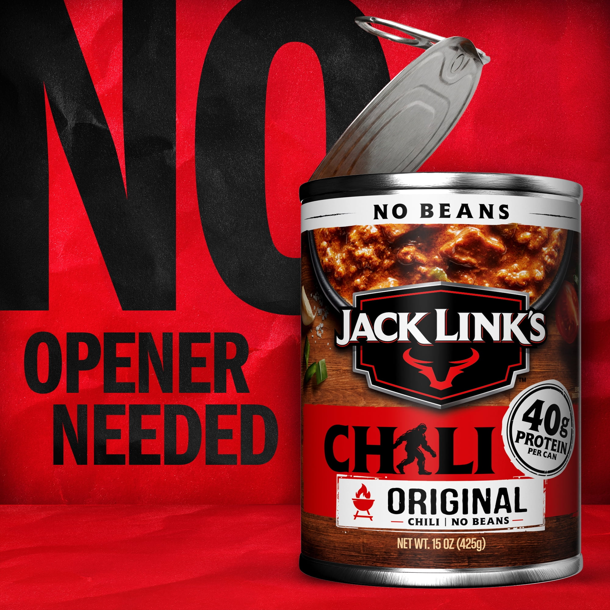 Jack Link's Chil Original Flavor, No Beans, 15 Ounce