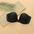 thumbnail image 2 of khonts,Women's Sticky Strapless Bras Reusable Backless Adhesive Bras Stick Push up Bras for Large Black M, 2 of 7