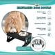 thumbnail image 3 of Soporte para cuencos para perros pequeños, medianos y grandes, 3 alturas ajustables, cuencos elevados para perros con cuenco de alimentación lenta, 2 cuencos de acero inoxidable para comida, 3 of 7