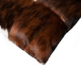 thumbnail image 2 of Natural Torino Quattro Handcrafted Soft Touch 100% Genuine Natural Cowhide Pillow with Polyfil Insert and Zipper Closure, 2 of 2