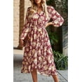 thumbnail image 2 of Vestido Maxi Floral Bohemio con Cruzado y Escote en V PRETTYGARDEN XXL, 2 of 5
