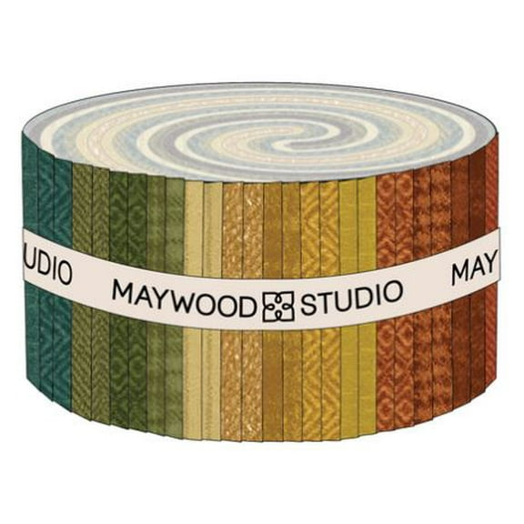 Bonnie Sullivan Woolies Flannel Desert Sunset Strips 40 2.5-inch Strips Jelly Roll Maywood Studio (ST-MASWOF-DES) M524.37
