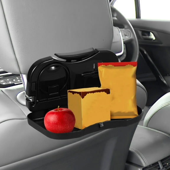 Worgeous Automotive Car Tray Black 2Pcs Driver Convenience