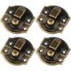 thumbnail image 1 of CHAO Pestillos de bloqueo de hierro con cerrojos antiguos de 20 piezas para joyería, hebilla para maleta, pecho, maletero, cierre de Clip, Hardware Vintage de 3x2,8 cm, 1 of 3