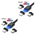 thumbnail image 4 of stanreset Micro USB Cable For Fast Charging Data Wire Cord Charger USB Type C Mobile Phone Cable Red Micro Cable 2m 2Set, 4 of 6