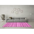 thumbnail image 3 of Ahgly Company Indoor Rectangle Abstract Pink Modern Area Rugs, 5' x 7', 3 of 4