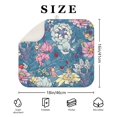thumbnail image 4 of Pioneer Flower Floral Print Pattern Dish Drying Mat for Kitchen 1 Pack, Ultra Absorbent Microfiber Dishes Drainer Mats,16"x18", 4 of 6