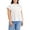 Stars White, variant on Style & Co Plus Size Printed Cotton Camp Shirt Rihanna White 0X