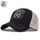 thumbnail image 2 of FS Summer Sun Shade Trucker Hats Black Beige Letter Embroidery Mesh Hat For Women Men Snapback Baseball Cap Casquette Homme 202354-60CM Gao Jinjia LED, 2 of 2